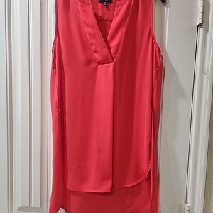 Kaari Blue Coral Sleeveless Top